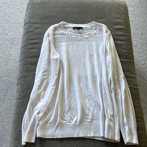 White size L banana republic sweater